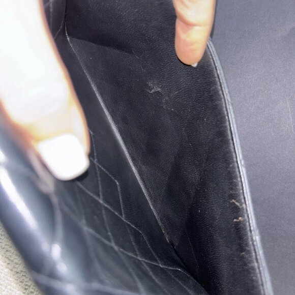 Authentic CHANEL black lambskin single flap classic crossbody single flap - Picture 10 of 16